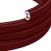 Bordeaux glanzende platte textielkabel - PM19