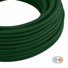 Glanzende bosgroene platte elektrische kabel - PM21
