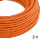 Oranje gevlamde platte textieldraad voor verlichting - PM15