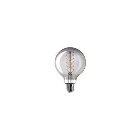 LED Lamp Smoky Globe G95 4,8W 250Lm E27 1800K Dimbaar - D03