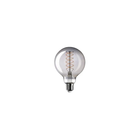LED Lamp Smoky Globe G95 4,8W 250Lm E27 1800K Dimbaar - D03