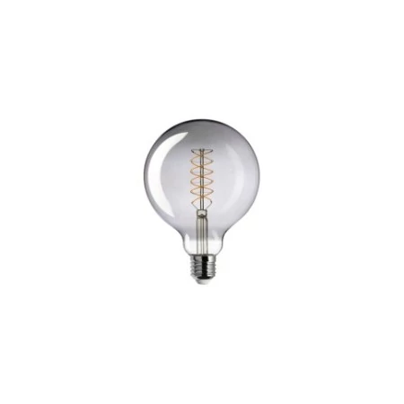 LED Lamp Smoky Globe G125 4,8W 250Lm E27 1800K Dimbaar - D04