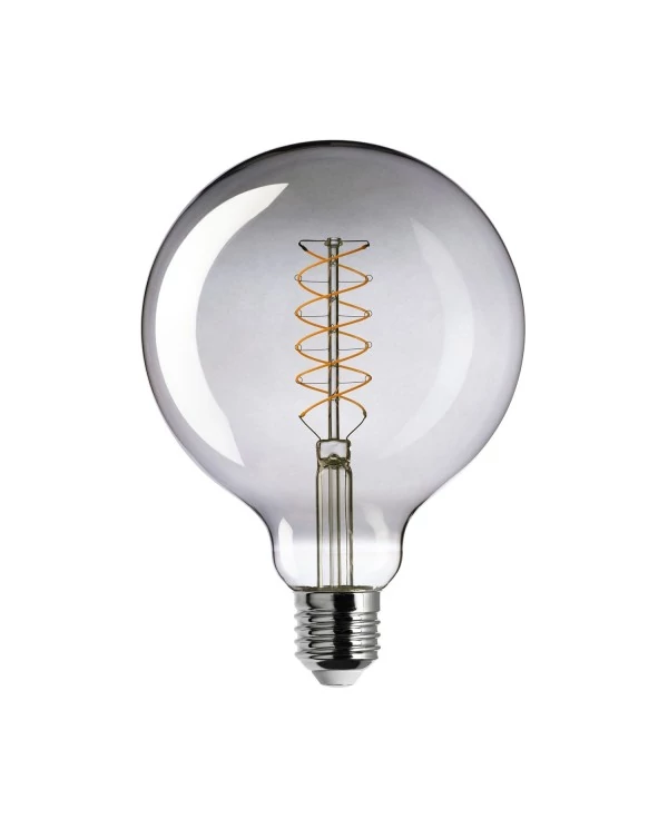 LED Lamp Smoky Globe G125 4,8W 250Lm E27 1800K Dimbaar - D04