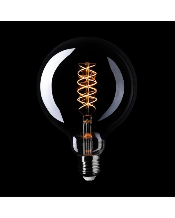 LED Lamp Smoky Globe G125 4,8W 250Lm E27 1800K Dimbaar - D04