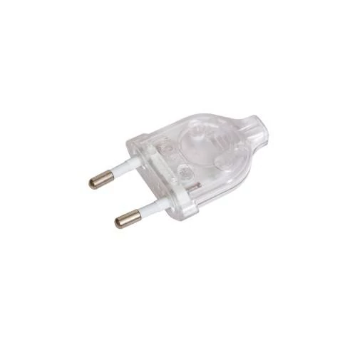 Transparent Plug 2.5A, 2-pole