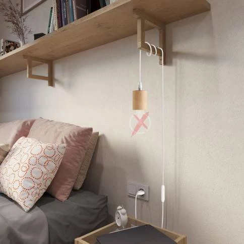 Esse14 hanglamp met S14d fitting