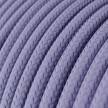 Ronde flexibele electriciteit textielkabel van viscose. RM07 - lila