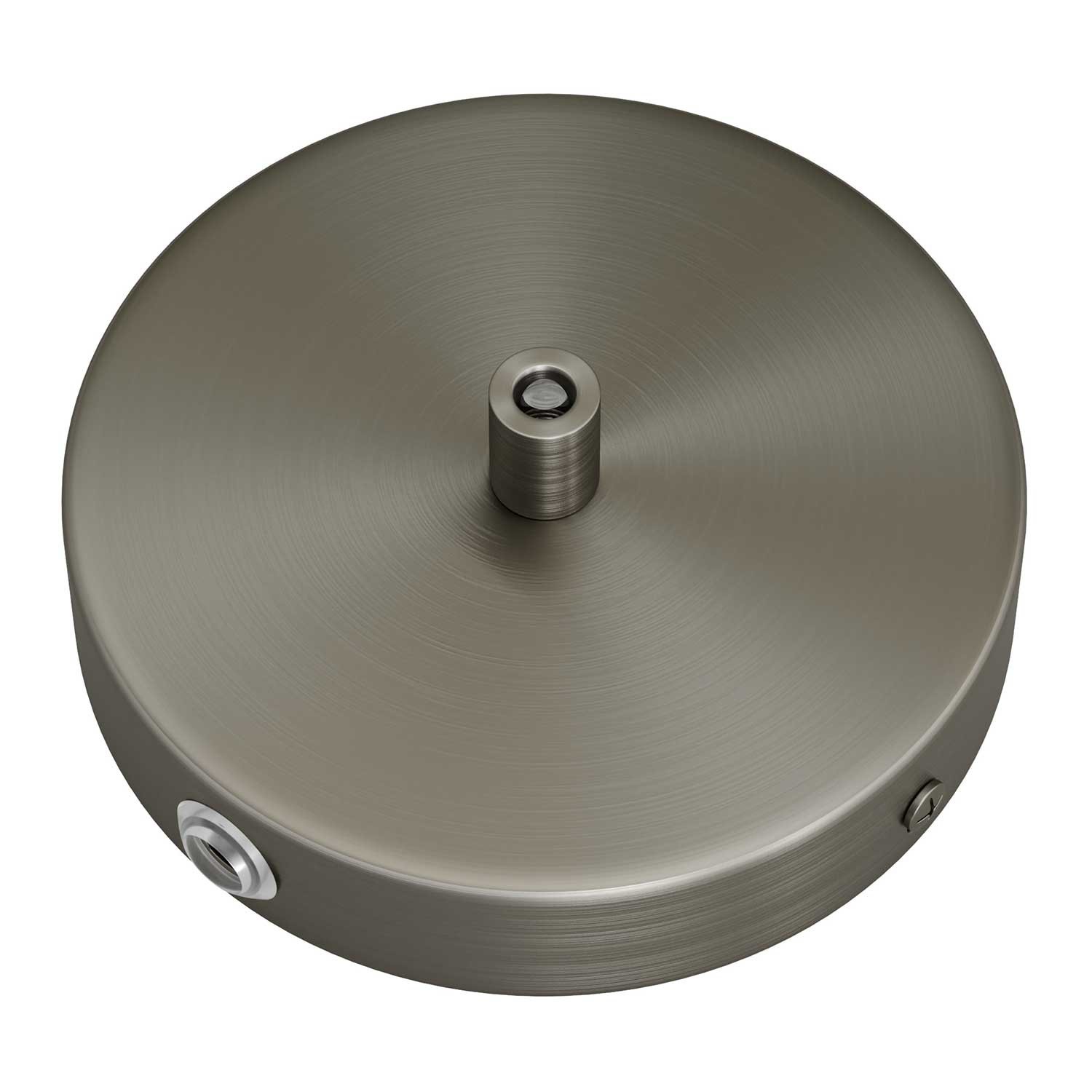 Smart metalen cilindrische rozetkit met een middengat en twee zijgaten - compatibel met Voice Assistants
