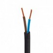 UV-bestendige ronde elektrische kabel met bruine SN04 linnen voering voor gebruik buitenshuis - Compatibel met Eiva Outdoor IP65
