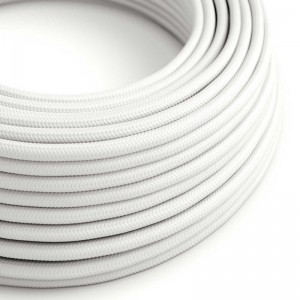 UV-bestendige ronde elektrische kabel met witte SM01 stoffen voering voor buitengebruik - Compatibel met Eiva Outdoor IP65