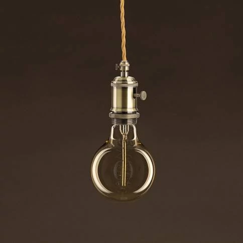 EIVA ELEGANT Hanglamp met 5 m textielkabel, Ellepì lampenkap, plafondkap en fitting in IP65 waterdicht siliconen