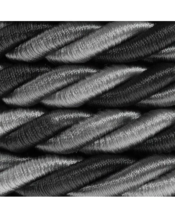XL electrical cord, electrical cable 3x0,75. Bright fabric covering Orleans. Diameter 16mm.