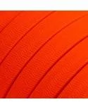 Met textiel omweven 220 V prikkabel, oranje neon viscose CF15