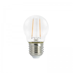 LED lichtbron Mini Globe G45 Clear decoratief 2W E27 2700K