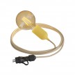 Snake Eiva Pastel, draagbare buitenlamp, 5 m strijkijzersnoer, IP65 waterdichte fitting en stekker