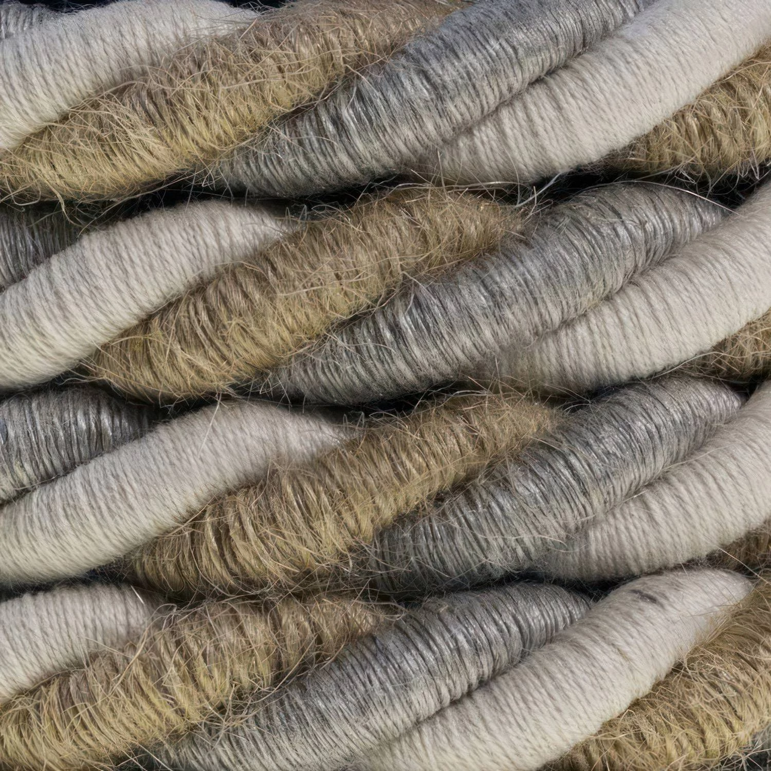 Ophanging gemaakt in Italië met XL koord en houten fitting