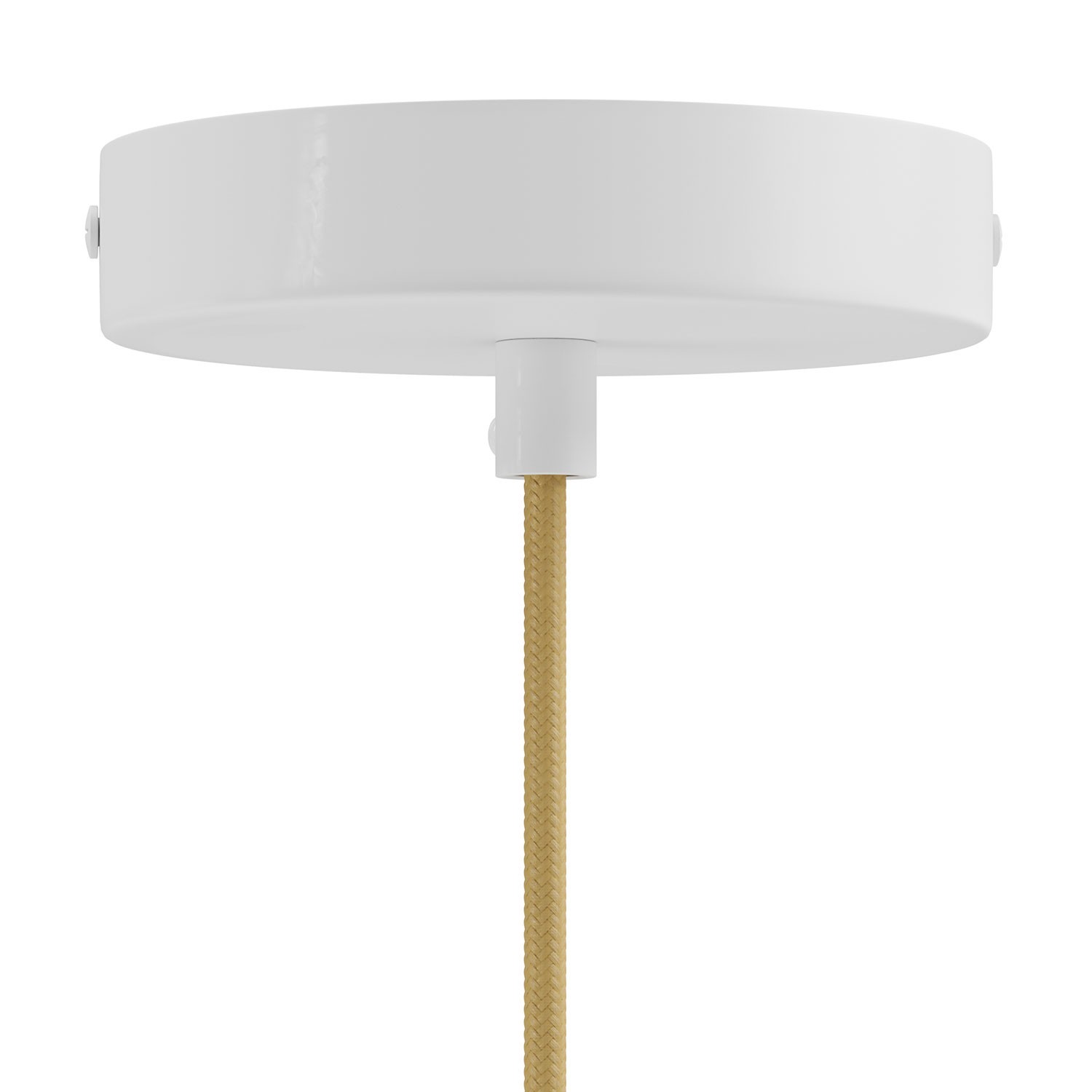 Hanglamp Made in Italy compleet met strijkijzerkabel, Swing Pastel lampenkap, met metalen afwerkingen