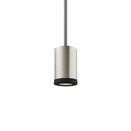 Mini lamp LED GU1d0 - geborsteld titanium