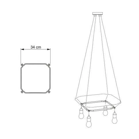 Fermaluce metalen lamp met Idra LED lichtbron