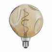 Fermaluce Elle houten lamp met geblutste LED lichtbron