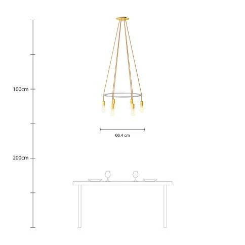 F-Snake EIVA Buitenlamp IP65 met 2 lichten met rozet