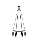 6 Pendels Cage Tub-E14 Lamp