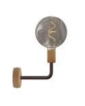 Fermaluce Elle houten lamp met geblutste LED lichtbron