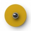 Mini Ellepì 'Solid Color' platte lampenkap ideaal voor hanglampen,wandlampen of voor snoerverlichting,24cm diam. Made in Italy