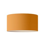 Paralume Cilindro XL in tessuto con attacco E27 - Made in Italy - Teletta Mandarino