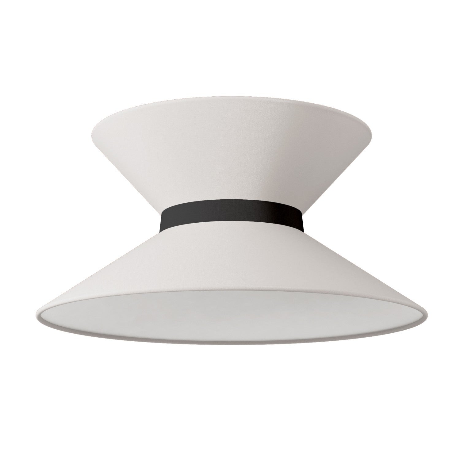 Paralume in tessuto Clessidra Arenal sabbia - Made in Italy Teletta antracite