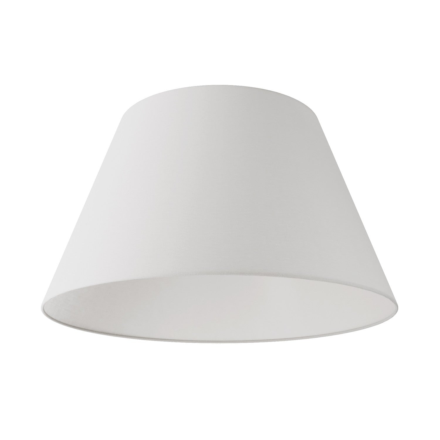 Paralume Impero L per sospensione con attacco E27 - Made in Italy - Lino Crudo