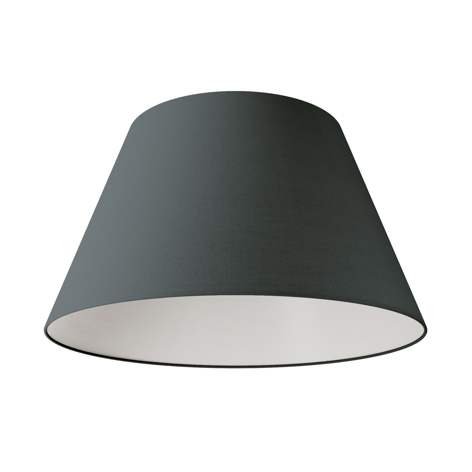 Paralume Impero L per sospensione con attacco E27 - Made in Italy - Teletta Grigio Scuro