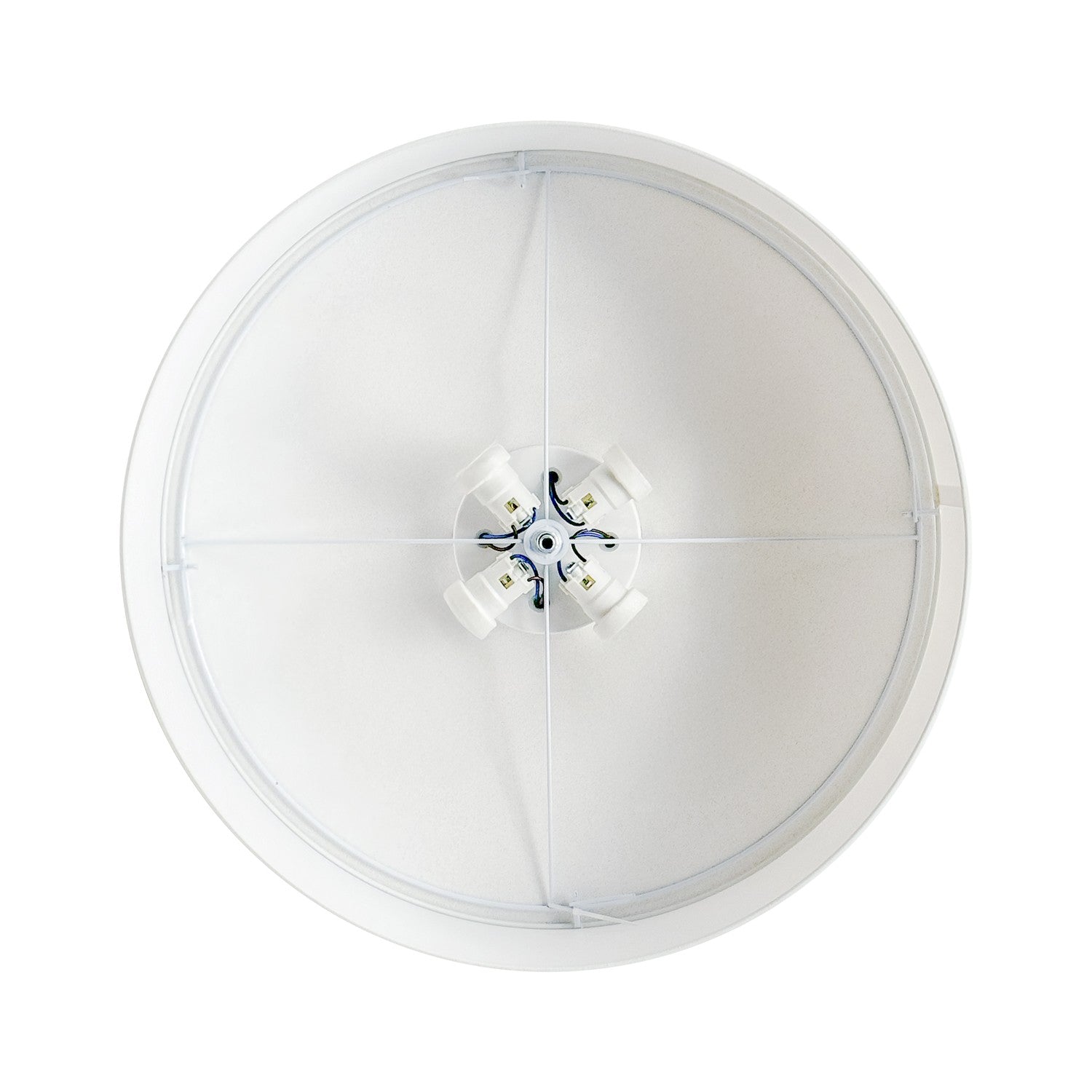 Plafoniera in tessuto Medium Slim - Made in Italy - Juta Chiara