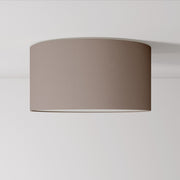 Plafoniera in tessuto Medium Arenal cenere - Made in Italy