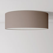 Plafoniera in tessuto Large Arenal cenere - Made in Italy