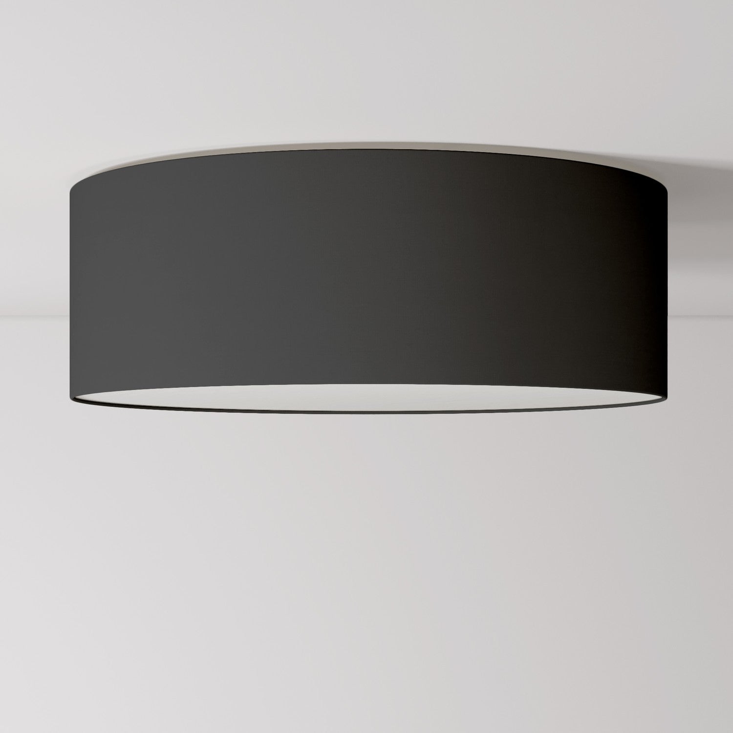 Plafoniera in tessuto Large Teletta antracite - Made in Italy