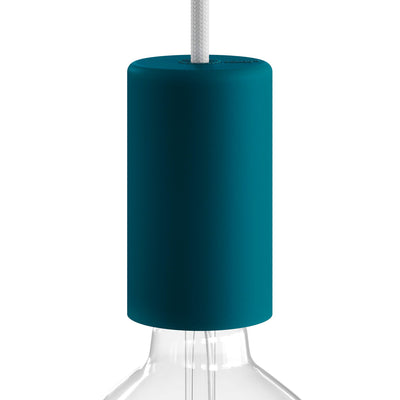 EIVA ELEGANT, fitting kit voor buiten E27 IP65 in siliconen voor Modulair systeem - Petrol