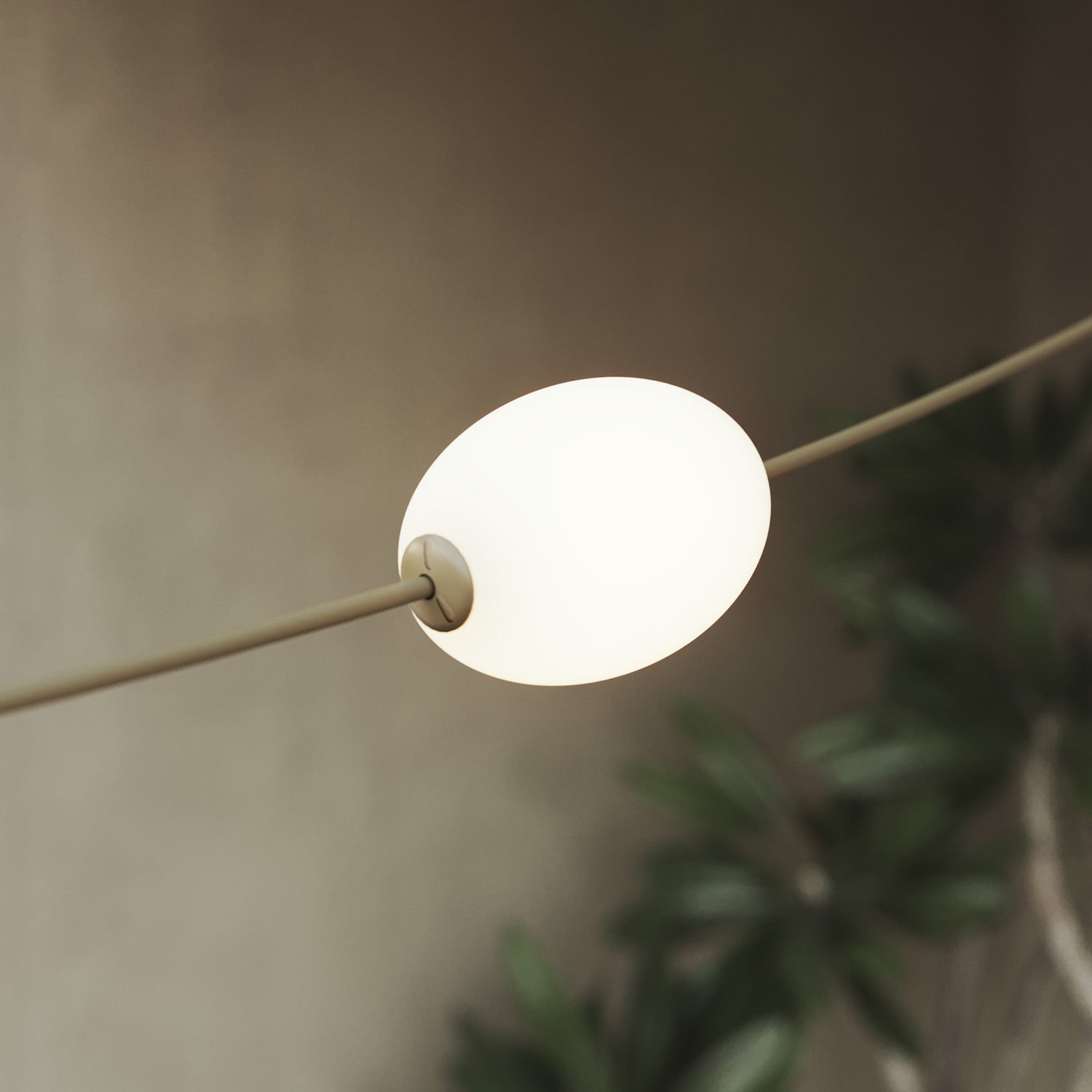 Lichtslinger 6 lichtpunten voor buiten IP67 Olijfgroen - Marina6