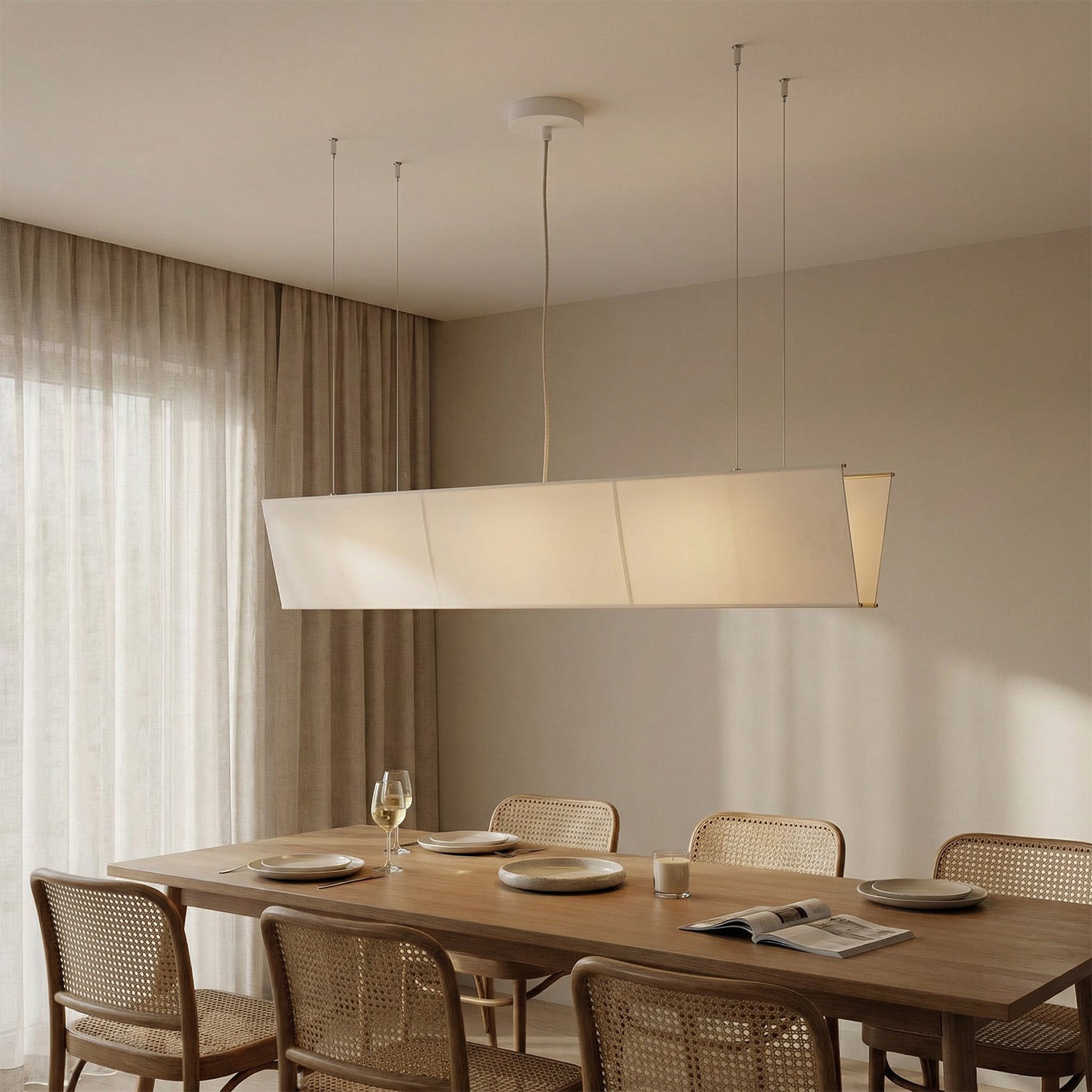 Strijkijzersnoer trekstaal van 3 meter met blokkeerkogel voor pendels - Ø 1,5 mm (Belasting 25 kg)