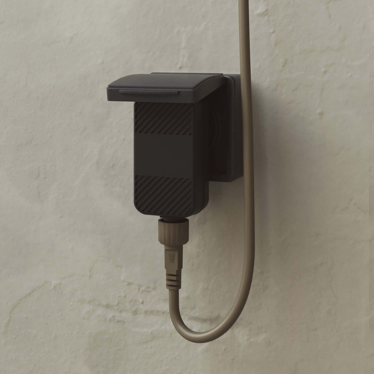 Catena luminosa 3 punti luce da esterno IP67 Verde oliva - Marina3