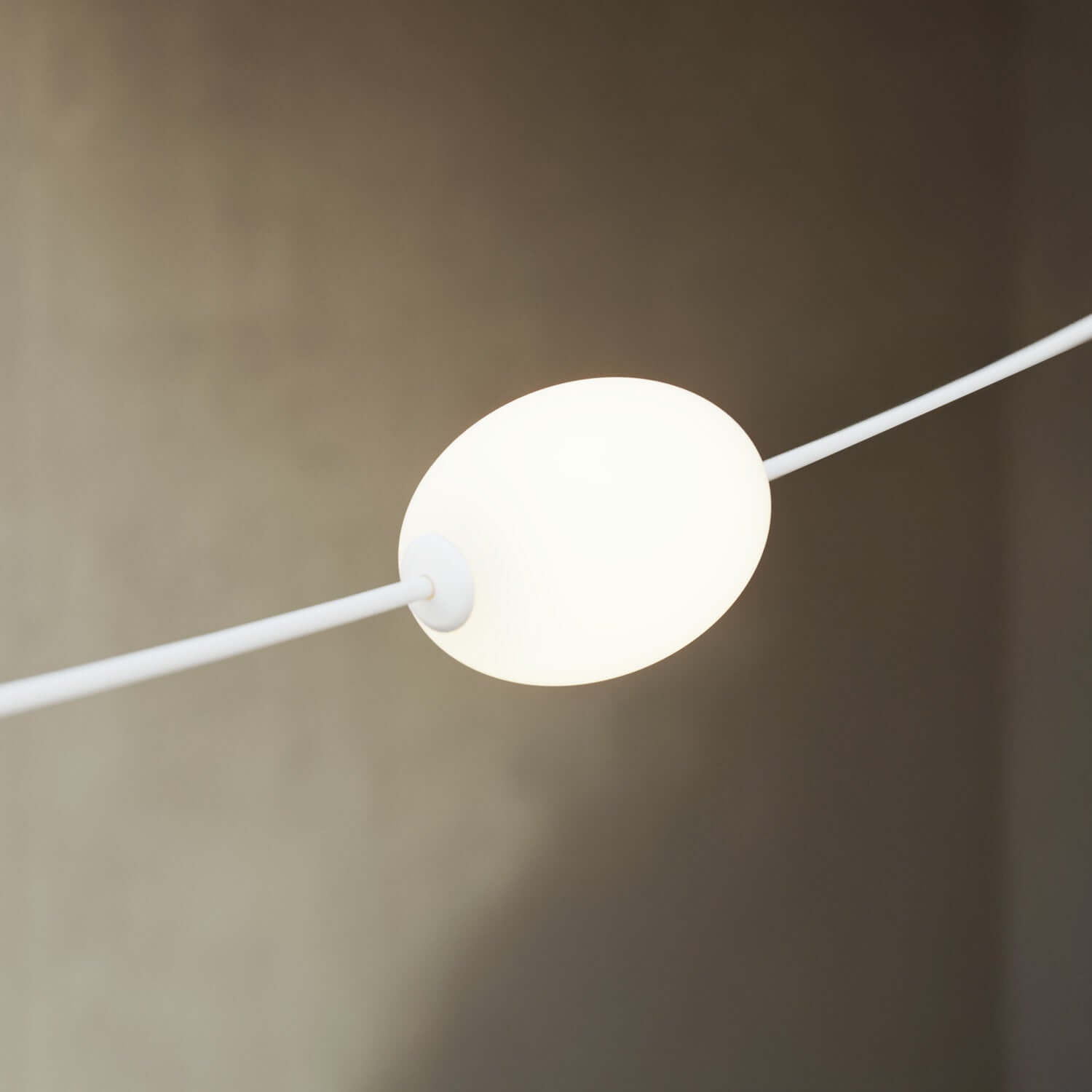 Catena luminosa 6 punti luce da esterno IP67 Bianco sabbia - Marina6