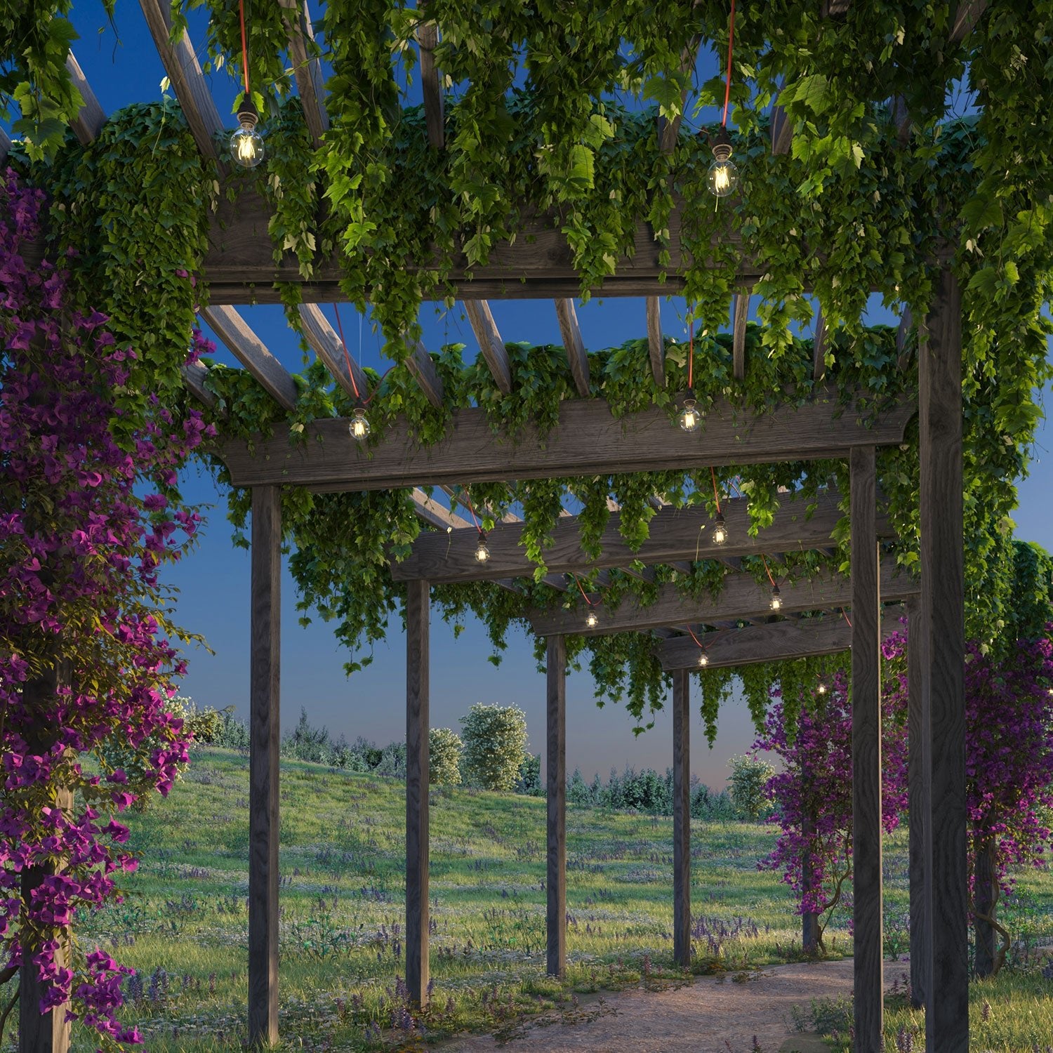 Eiva-2 - Portalampada per esterno a doppia uscita IP65 attacco E27 per sistema Modulair - Nero