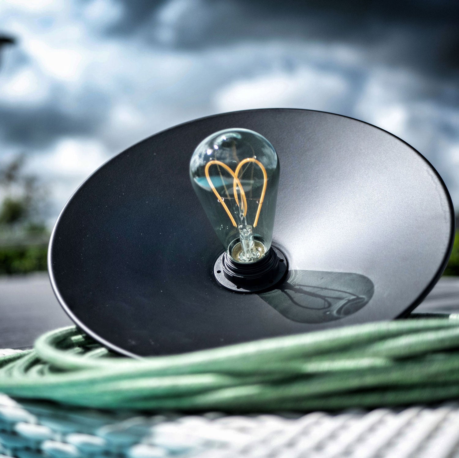 EIVA ELEGANT Kit Portalampada IP65 Outdoor in Silicone per Paralume E27 - Sistema Modulair - Nero