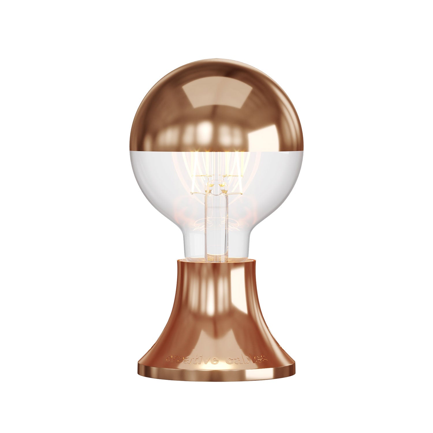 Fermaluce Vintage, punto luce metallizzato a parete o soffitto - Rame