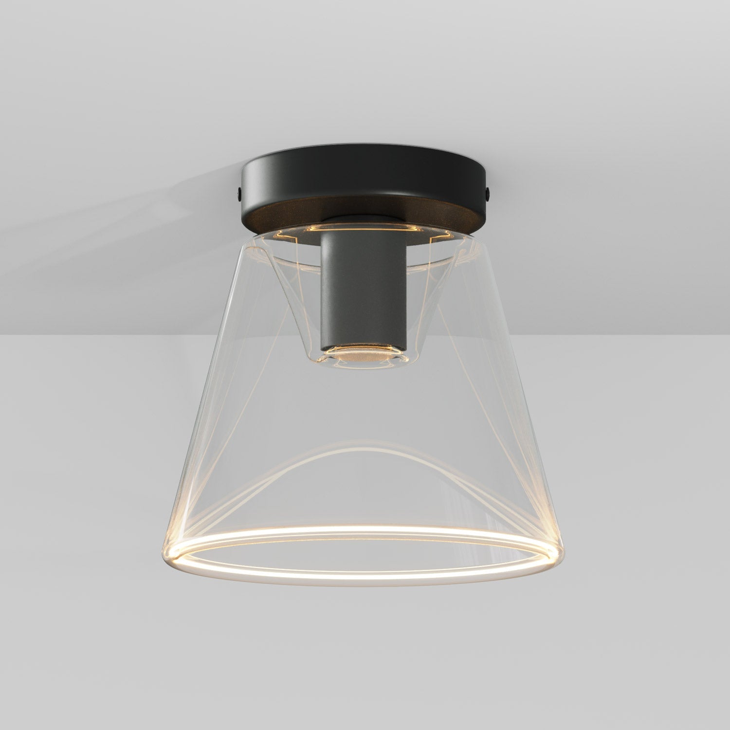 Fermaluce wall lamp Black with G01 bulb