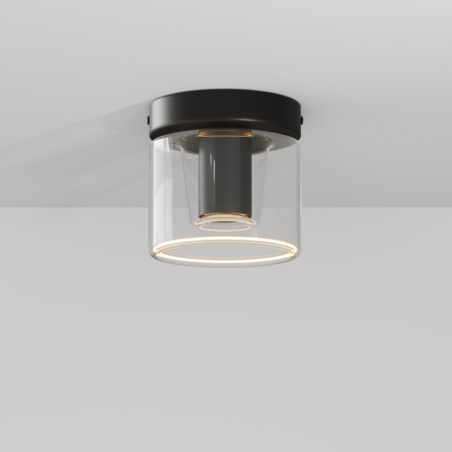 Fermaluce wall lamp Black with G03 bulb
