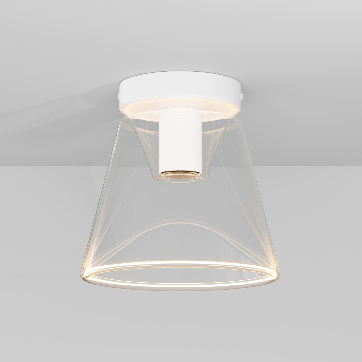 Fermaluce wall lamp Matt white with G01 bulb