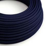 Filo elettrico colorato tessile Blu Profondo - L'Originale Creative Cables, perfetto per decorazioni luminose uniche - RM20 - Creative Cables