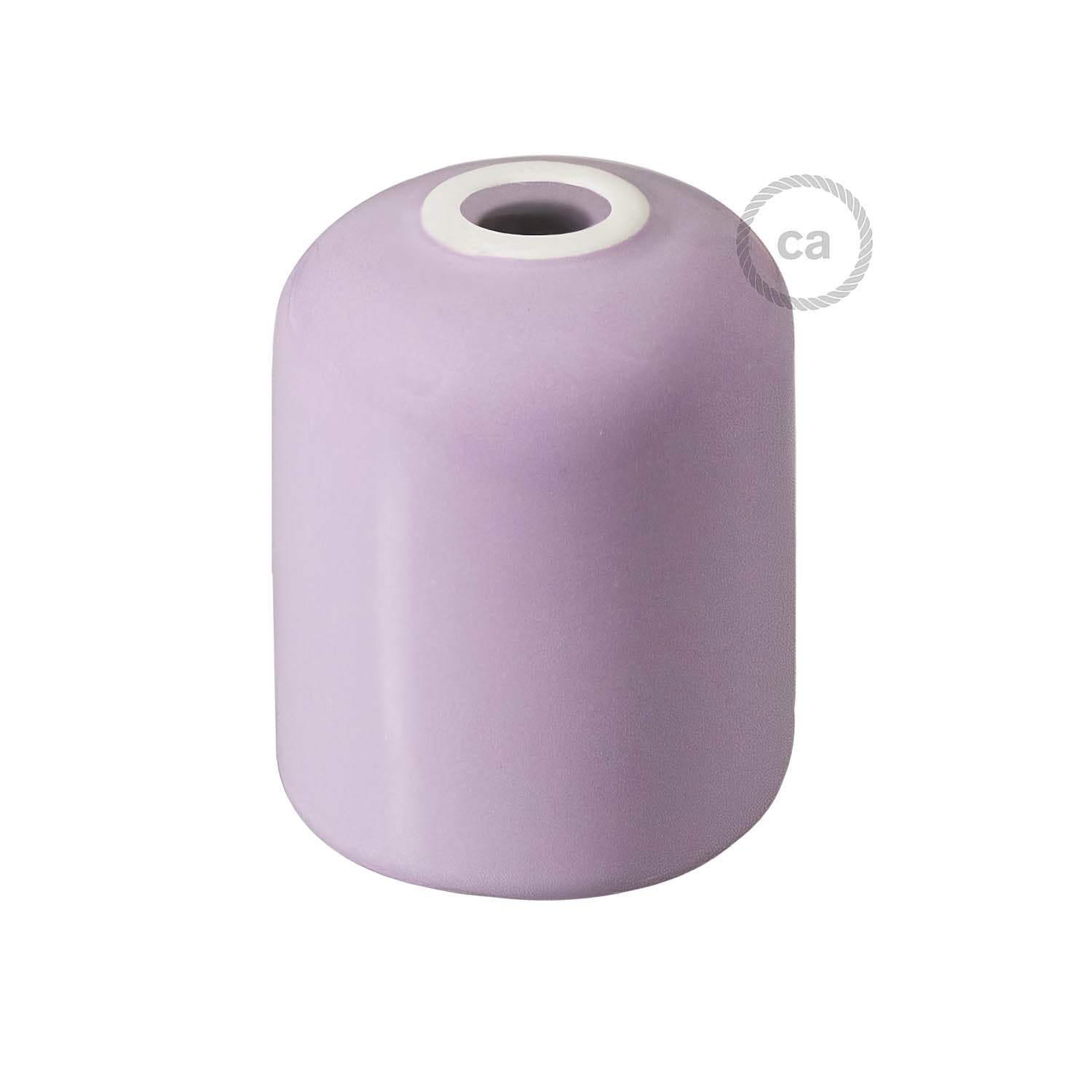 Kit portalampada E27 in ceramica - Lilla