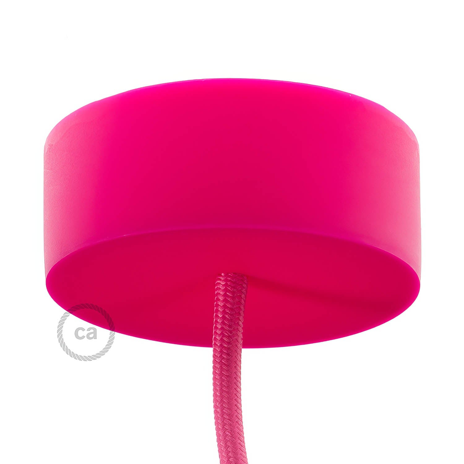 Kit rosone cilindrico in silicone - Fucsia - Creative Cables
